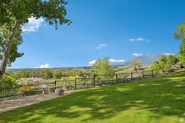 13994 S New Saddle Rd, Draper, UT 84020 - view of yard with a mountain view