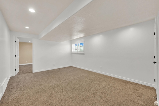 1383 N 4350 W, West Point, UT 84015 - basement featuring carpet, recessed lighting, and baseboards