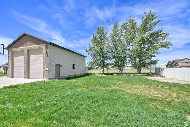 1383 N 4350 W, West Point, UT 84015 - view of yard with a detached garage