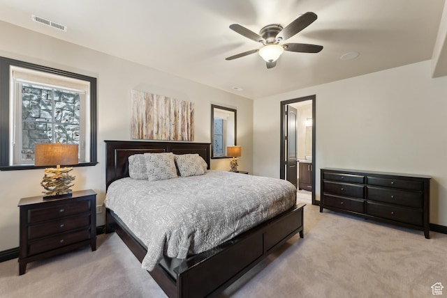 3029 Canyon Links Dr, Park City, UT 84098 - bedroom with carpet floors, ceiling fan, baseboards, and connected bathroom