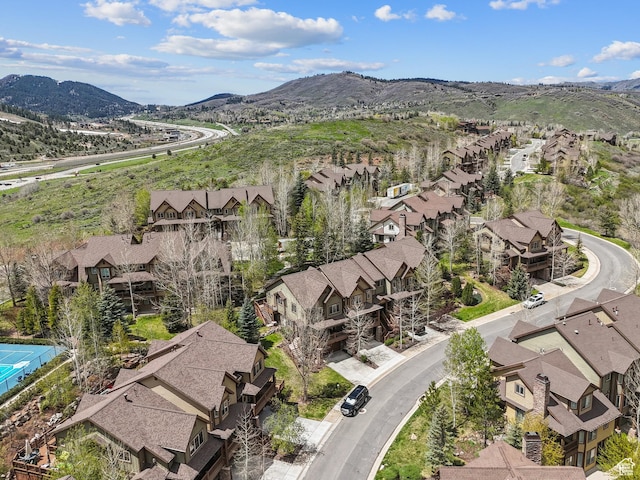 3029 Canyon Links Dr, Park City, UT 84098 - aerial view of residential area with a mountain backdrop