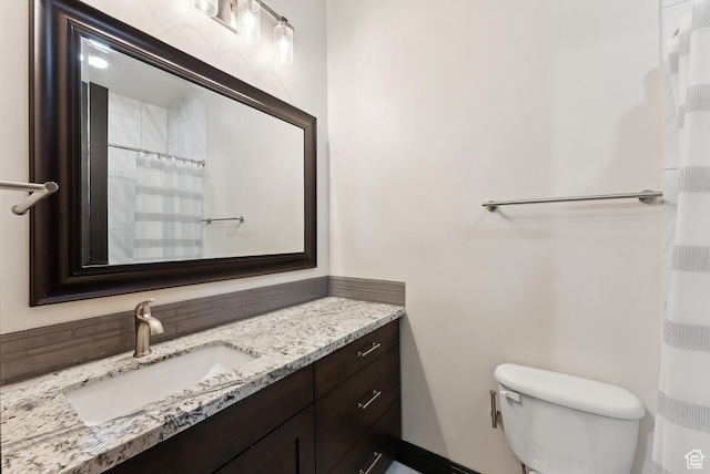 3029 Canyon Links Dr, Park City, UT 84098 - full bathroom featuring vanity, toilet, and a shower with curtain
