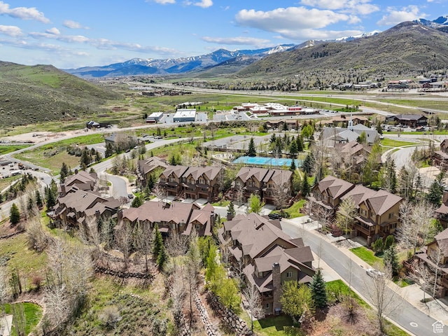 3029 Canyon Links Dr, Park City, UT 84098 - aerial perspective of suburban area featuring a mountainous background