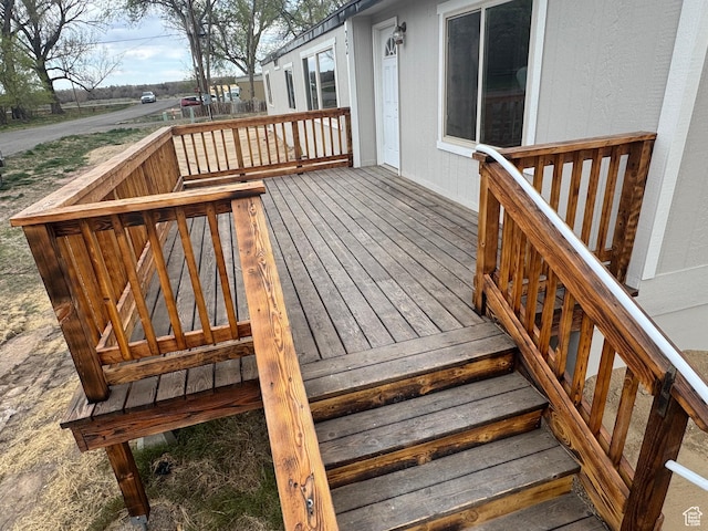22 S 400 E, Myton, UT 84052 - view of wooden terrace