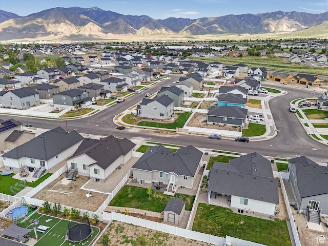 1245 N Clemente Way, Tooele, UT 84074 - aerial perspective of suburban area featuring a mountain backdrop