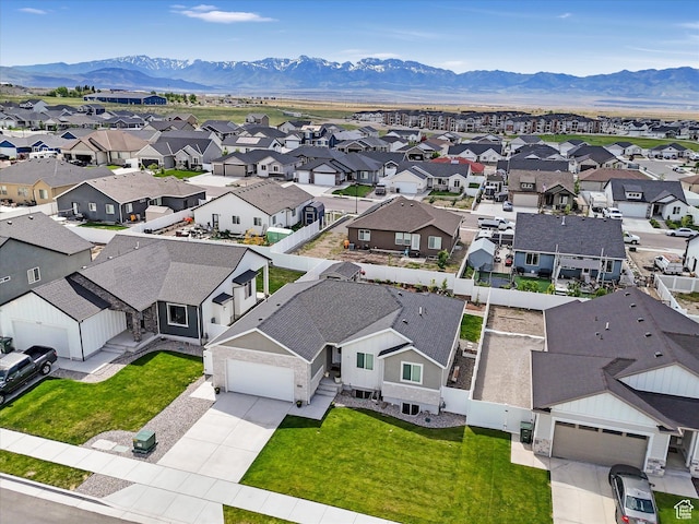 1245 N Clemente Way, Tooele, UT 84074 - aerial perspective of suburban area with mountains