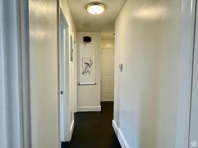 hallway with baseboards