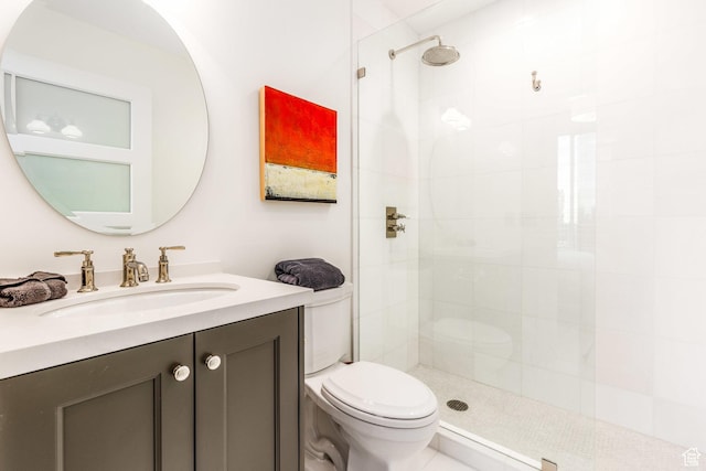 268 S State St E Unit 417, Salt Lake City, UT 84111 - full bath featuring toilet, tiled shower, and vanity