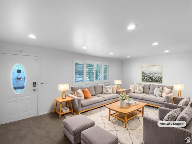 2987 S Eucalyptus Way, West Valley City, UT 84119 - living area featuring recessed lighting