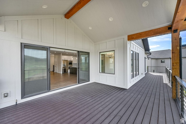 4491 N Seven Bridges Rd, Eden, UT 84310 - view of deck