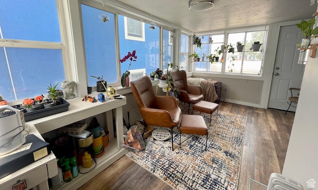 125 W 800 S, Salt Lake City, UT 84101 - sunroom / solarium featuring wood finished floors and a textured ceiling