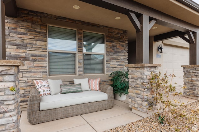 273 N Puerta Dr W, Washington, UT 84780 - view of patio featuring covered porch
