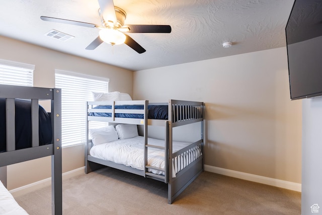 273 N Puerta Dr W, Washington, UT 84780 - bedroom featuring carpet, baseboards, and a ceiling fan