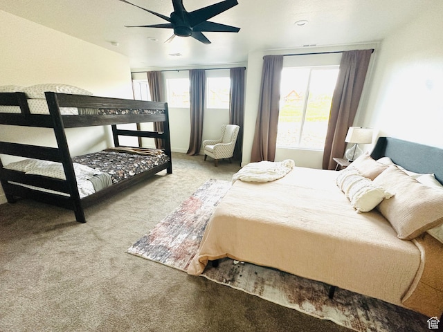 39 W Tamarind Way, Garden City, UT 84028 - carpeted bedroom with ceiling fan