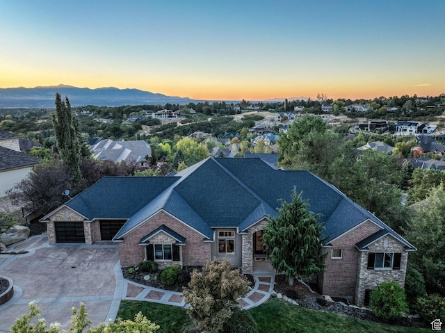 8 Snow Forest Cv, Sandy, UT 84092 - view of aerial view at dusk