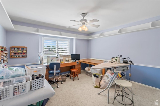 561 E 2780 N, Provo, UT 84604 - office featuring carpet flooring and ceiling fan