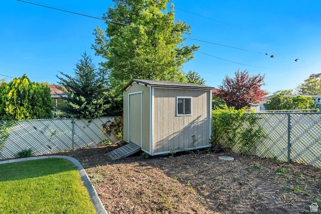 1597 W 1050 N, Provo, UT 84604 - view of shed featuring a fenced backyard