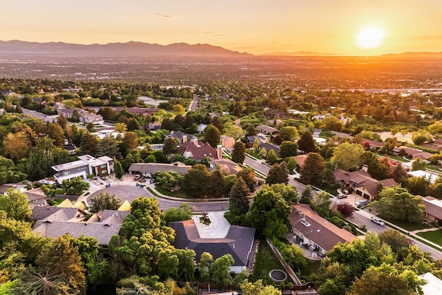 4279 S Lares Cir, Salt Lake City, UT 84124 - aerial perspective of suburban area featuring mountains