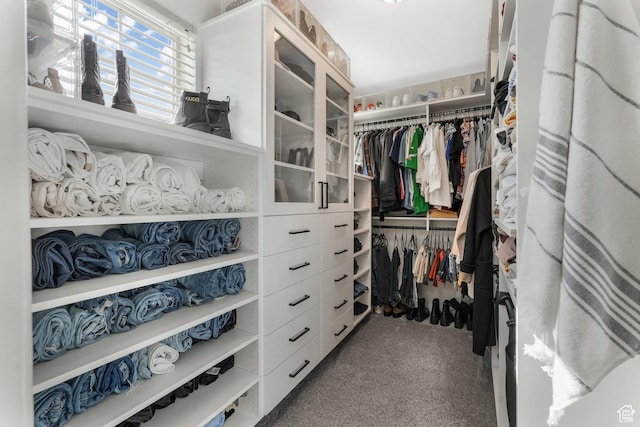 9559 S Lea Heather Way, West Jordan, UT 84081 - spacious closet featuring carpet floors