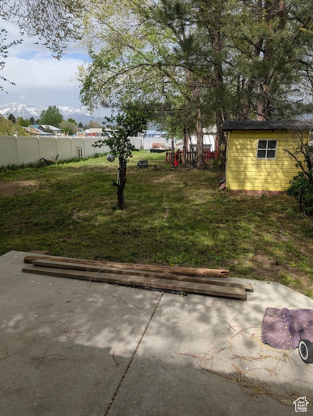 view of yard