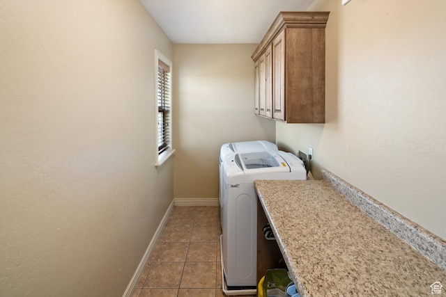 2706 W Falcon Ridge Way, Lehi, UT 84043 - washroom featuring washer and dryer, light tile patterned flooring, baseboards, and cabinet space