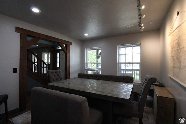 463 E 200 N, Mapleton, UT 84664 - dining space with stairs and recessed lighting
