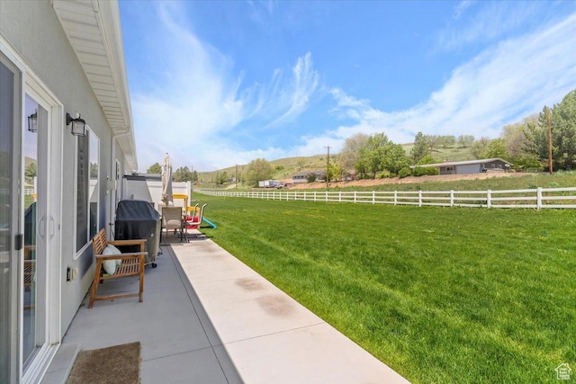 1008 N Vista Loop, Morgan, UT 84050 - view of yard featuring a patio area and a rural view