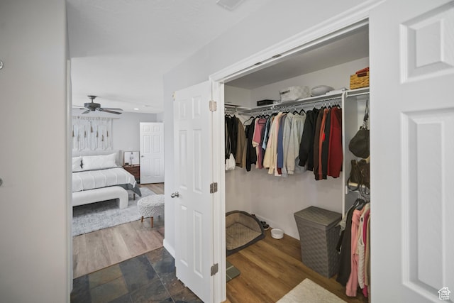 view of closet
