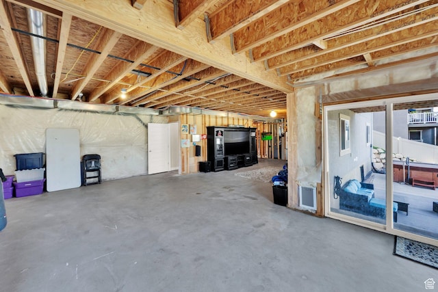 1341 S Sageberry Dr, Santaquin, UT 84655 - view of unfinished below grade area