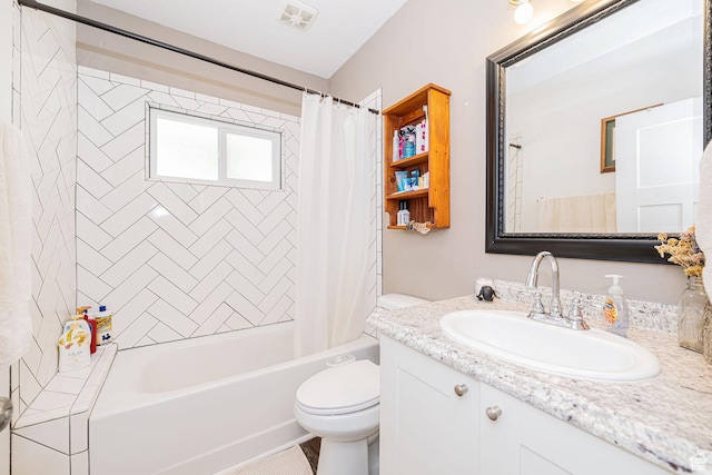 141 W 400 N, Logan, UT 84321 - full bathroom with toilet, shower / tub combo with curtain, and vanity