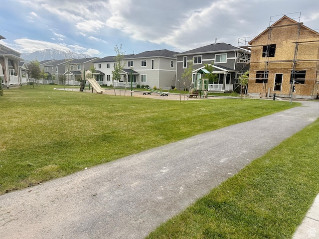 295 N 1580 W Unit 101, Pleasant Grove, UT 84062 - view of property's community with a residential view, a playground, and a yard