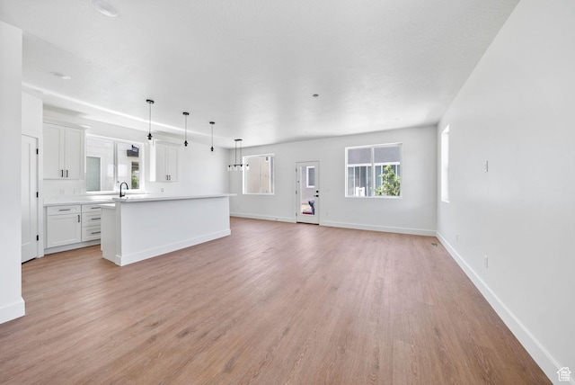295 N 1580 W Unit 101, Pleasant Grove, UT 84062 - unfurnished living room featuring light wood-style floors and healthy amount of natural light