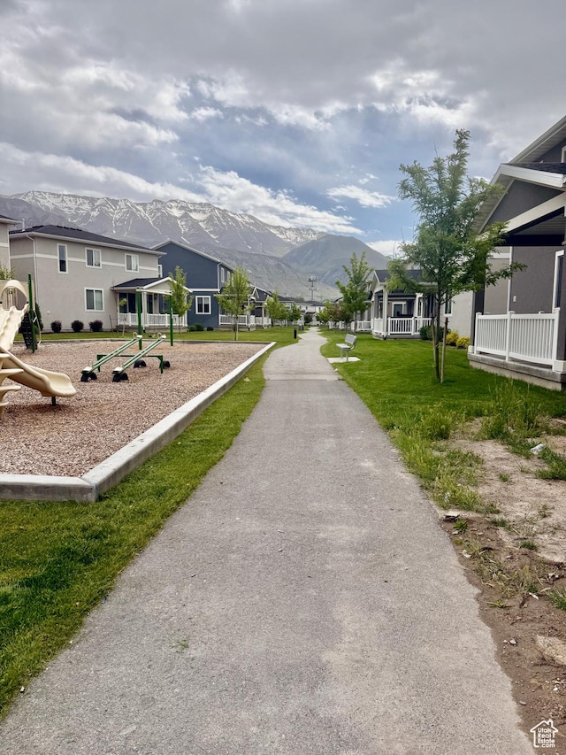 295 N 1580 W Unit 101, Pleasant Grove, UT 84062 - view of home's community with a mountain view and a residential view