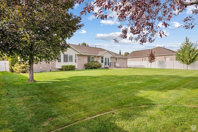 10539 S Haven View Ct W, South Jordan, UT 84095 - rear view of property with brick siding