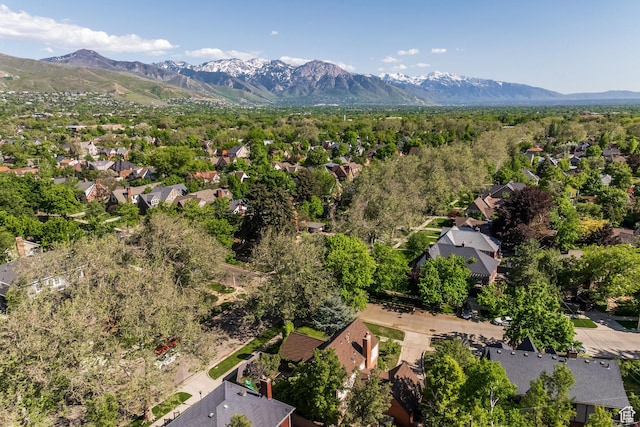 1677 E Yalecrest Ave, Salt Lake City, UT 84105 - aerial perspective of suburban area with a mountainous background