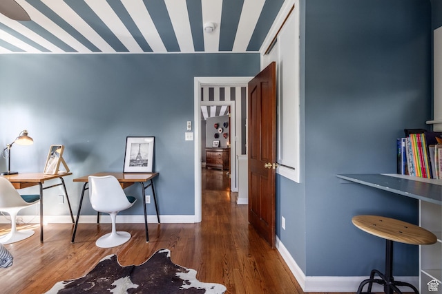 1677 E Yalecrest Ave, Salt Lake City, UT 84105 - office with wood finished floors and baseboards