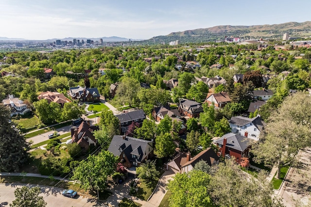 1677 E Yalecrest Ave, Salt Lake City, UT 84105 - aerial view of residential area with mountains