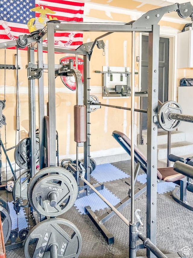 view of gym