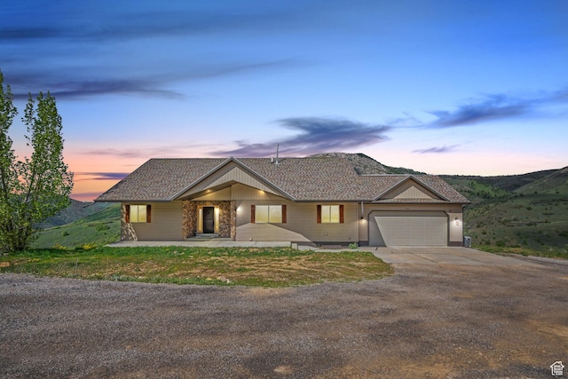 2013 N River View Cir, Huntsville, UT 84317 - view of front of property with concrete driveway and a garage
