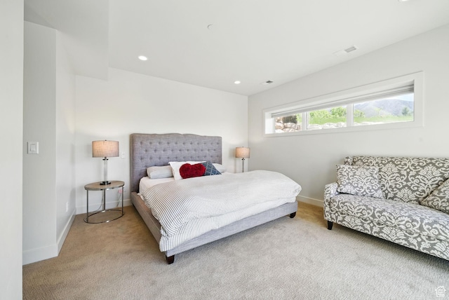 732 S Nebo Cir, Woodland Hills, UT 84653 - carpeted bedroom with baseboards and recessed lighting
