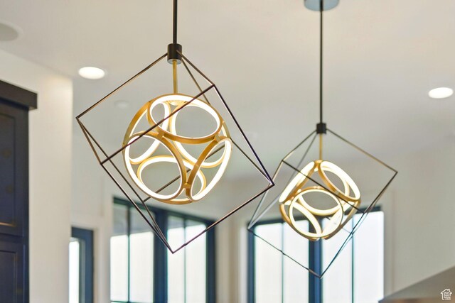 732 S Nebo Cir, Woodland Hills, UT 84653 - detailed view of a chandelier