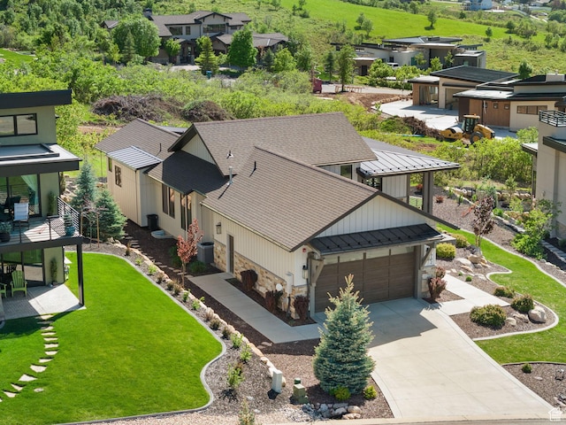 732 S Nebo Cir, Woodland Hills, UT 84653 - aerial perspective of suburban area
