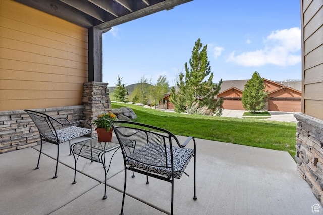 view of patio