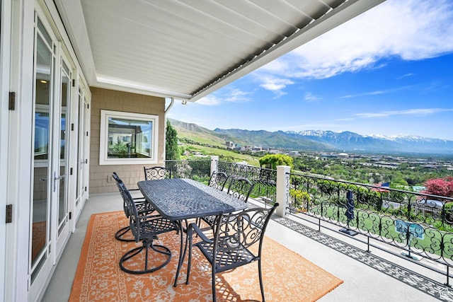 1274 E Chandler, Salt Lake City, UT 84103 - balcony featuring a mountain view