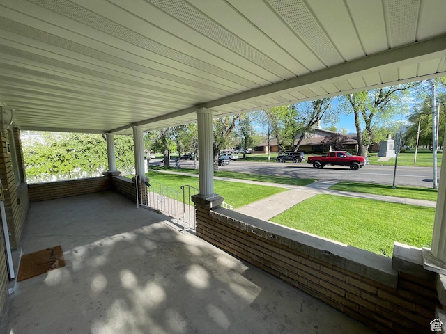 15 E Main, Wellsville, UT 84339 - view of patio / terrace featuring covered porch