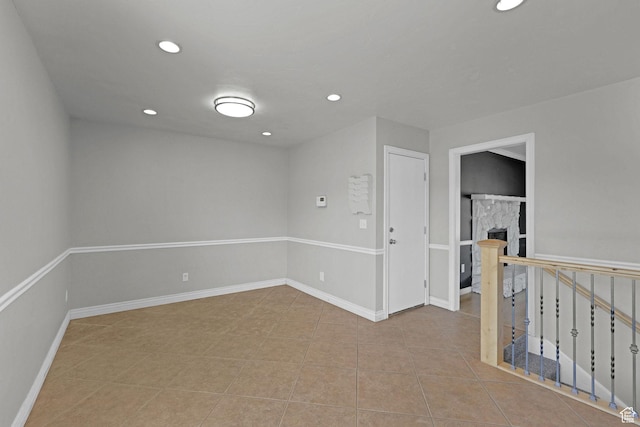621 W 920 N, Orem, UT 84057 - tiled spare room with recessed lighting and baseboards