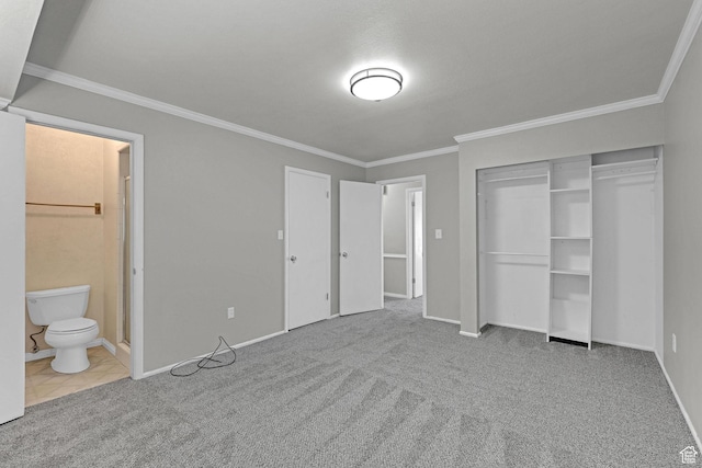 621 W 920 N, Orem, UT 84057 - unfurnished bedroom featuring carpet floors, ornamental molding, ensuite bathroom, and baseboards