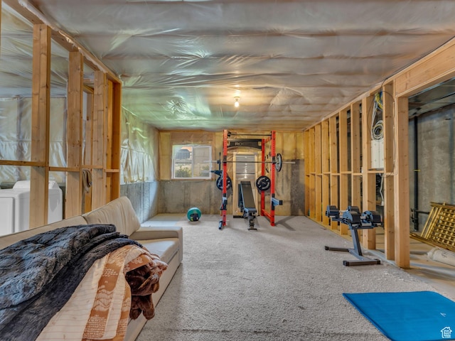view of workout area