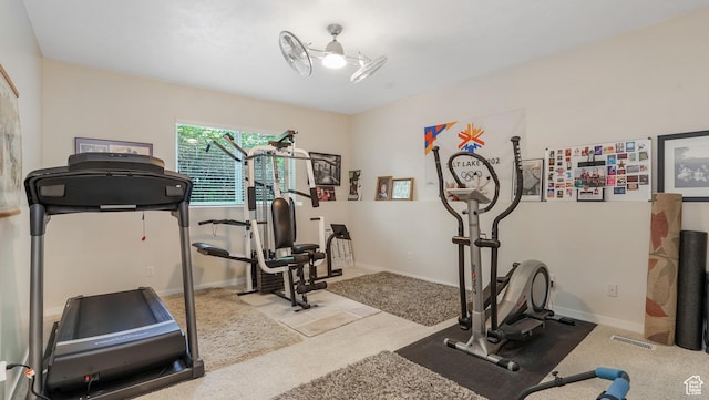 10804 S Lostwood Dr, Sandy, UT 84092 - exercise area with carpet and baseboards