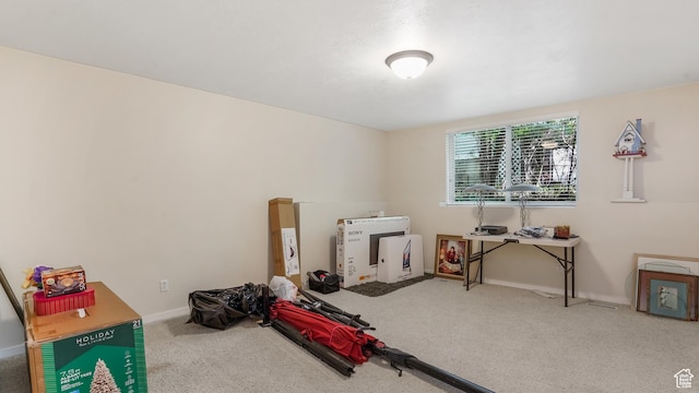 10804 S Lostwood Dr, Sandy, UT 84092 - game room featuring carpet floors and baseboards